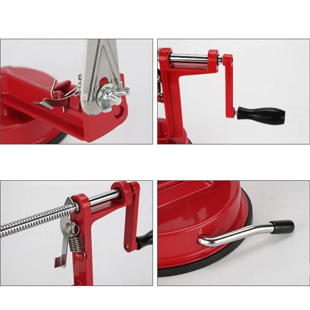 Potato Peeler Hand Tower Crane Slicer Stainless Steel With Rocking Handle Spiral | Бытовая техника