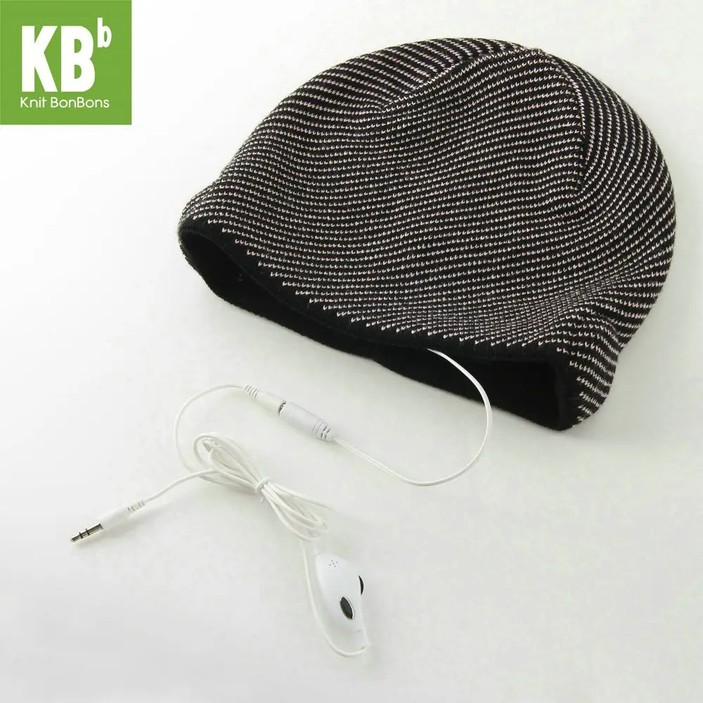 Вязаная шапка KBB для женщин и мужчин теплая вязаная наушников MP3 зима весна 2018|beanies