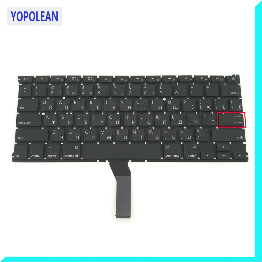 Клавиатура с русской раскладкой для Macbook Air 13 дюймов A1369 2011 A1466 2012 2017 лет 5