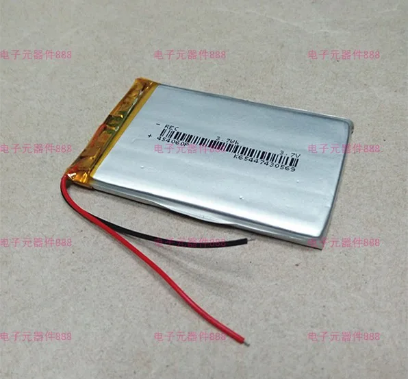 Литий ионный аккумулятор для автомобиля 1500 мАч 434060 3 7 В 454060|polymer lithium battery|3.7v