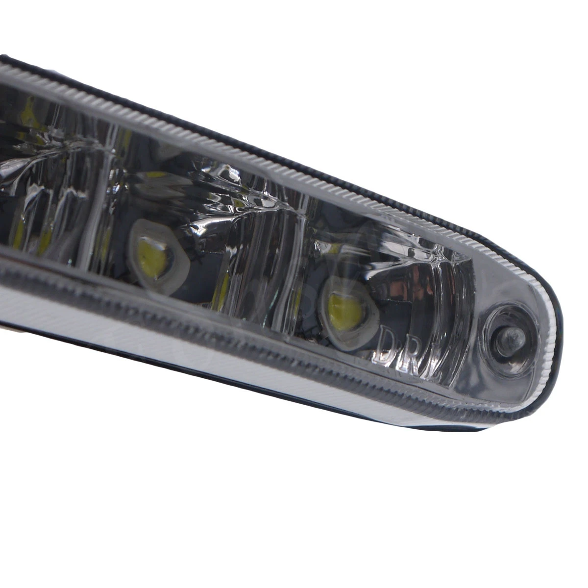 Eonstime 2 шт. универсальные супер яркие Автомобильные дневные ходовые огни 5LED DRL Дневной свет белый 12 В/24 В DC Фара 10 Вт Функция выключения E4
