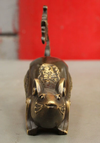 Бронзовые Украшения Чистой Латуни хорошее качество Lucky 7 &quotлаки Китайский