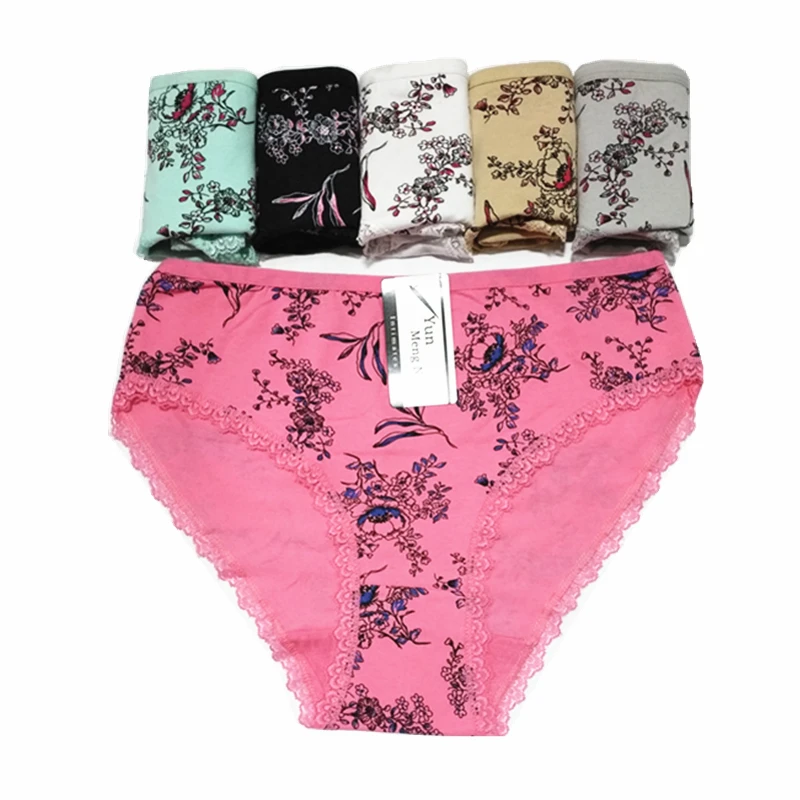 Женские хлопковые трусы с принтом дышащее нижнее белье сексуальные женские