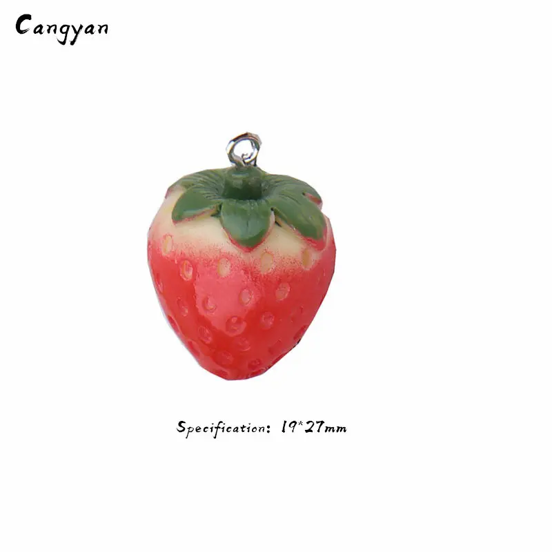 2 шт. трехмерное моделирование клубника diy игрушка аксессуары красная сумка