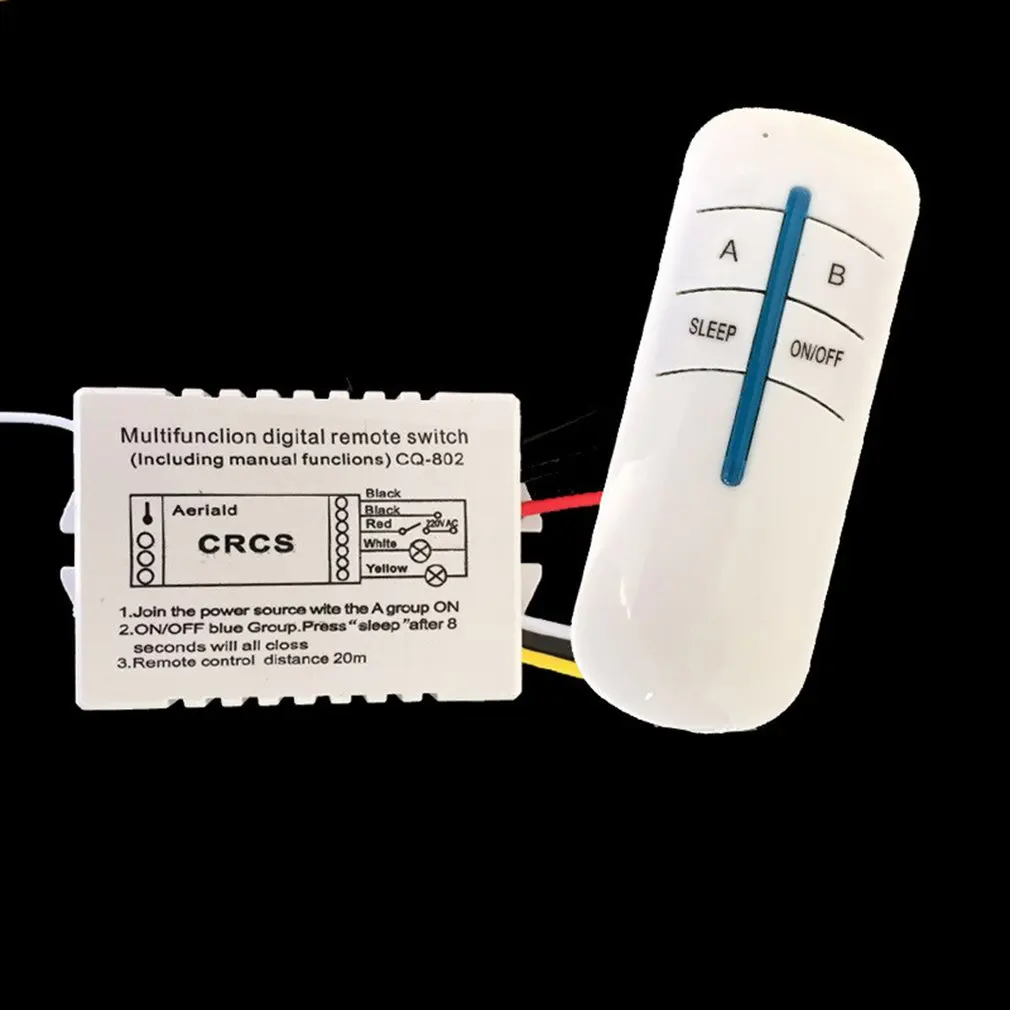 Multifunctional Remote Control Switch Wireless Digital Lamp Light Sale | Обустройство дома