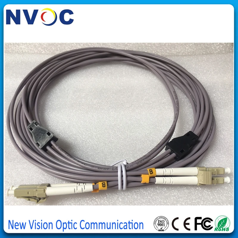 10 шт./лот дуплекс 62 5/125 DX 3 0 мм 6 метров ПВХ LC/UPC Бронированный Оптоволоконный
