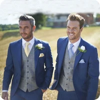 royal blue slim fit wedding suits country groom tuxedos slim fit 2 pieces jacketpants bridegroom men suits best man blazer