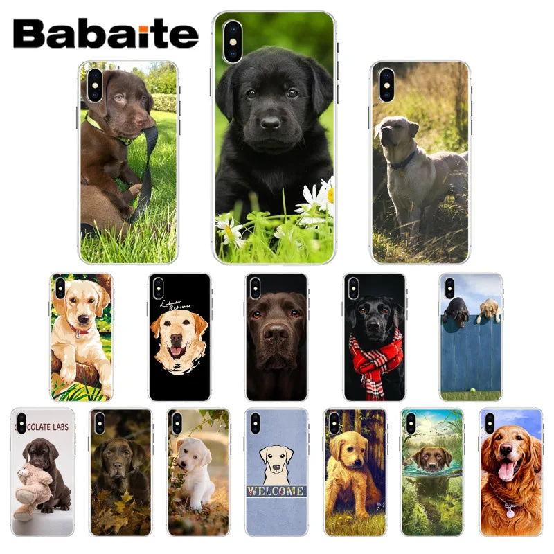 

Babaite Anime Labrador Dog TPU Soft Phone Case Cover for Apple iPhone 7 8 6 6S Plus X XS MAX 5 5S SE XR Mobile Cover