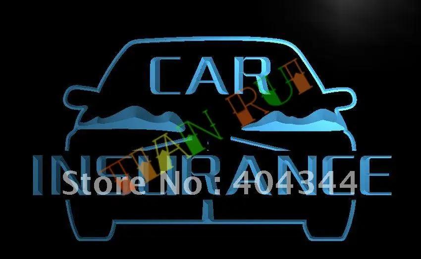 

LB150- OPEN Car Insurance Services Displays Light Sign