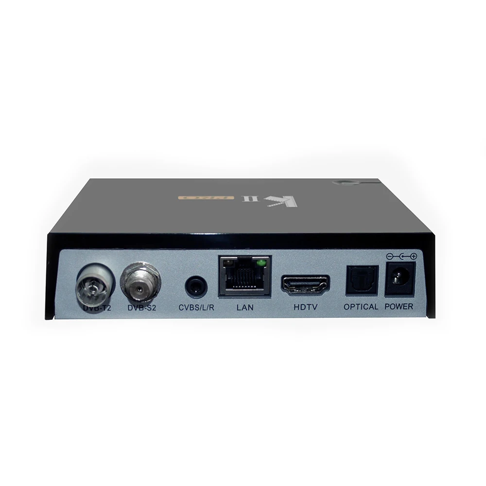 Android DVB T2 DVB S2 гибридный набор верхней коробки 4K KII Pro Amlogic S905D четырехъядерный Android 7,1 2 Гб ram 16 Гб rom встроенный WiFi BT4.1