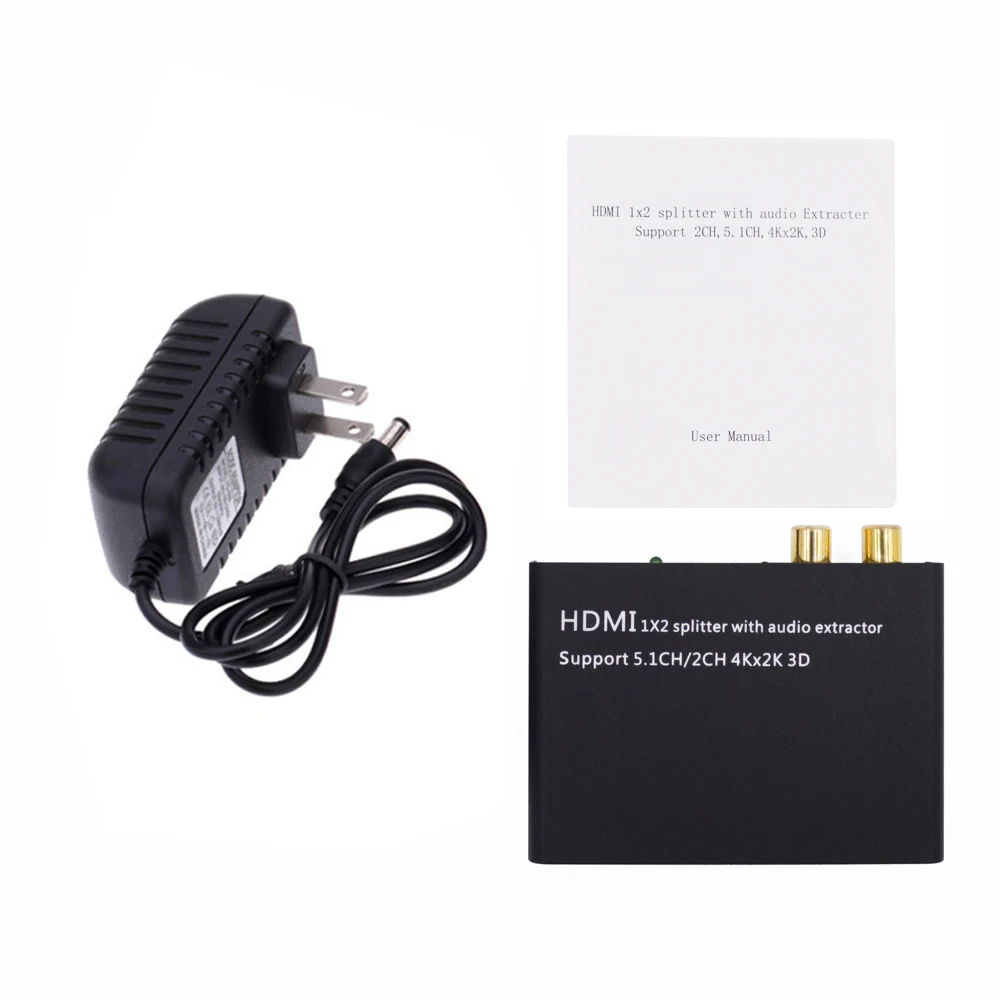 HDMI 1x2 сплиттер с аудио экстрактором конвертер для XBOX PS3 PS4 Smart HD сплиттер|Кабели HDMI|