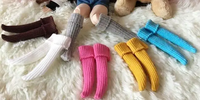 1 пара Карамельный цвет Blyth чулок для Azone Кукла Барби Момоко 1/6 кукольная одежда