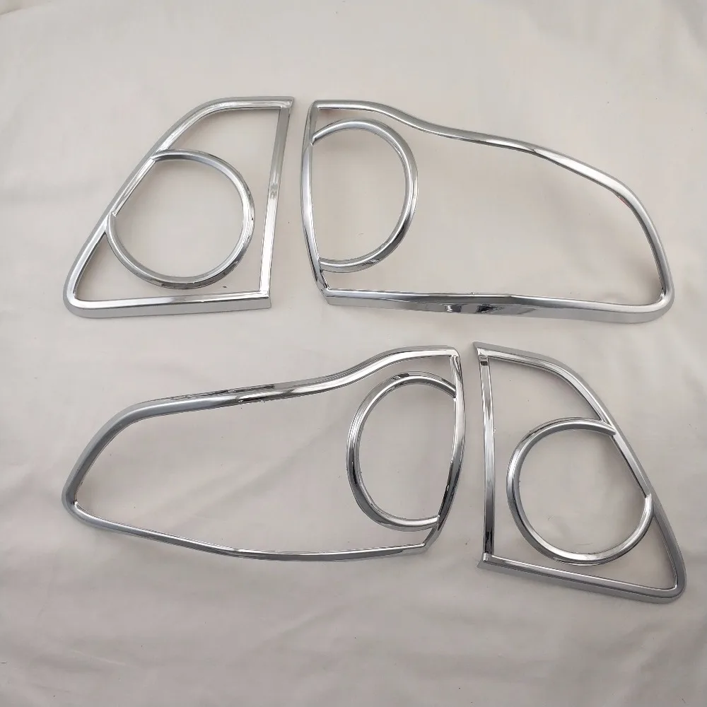 Автомобильная внешняя отделка ABS Хромированная задняя крышка для задней фары Toyota