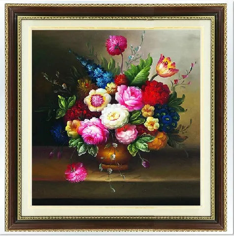 Фабричный магазин Набор для вышивки крестом масляная живопись красная розовая