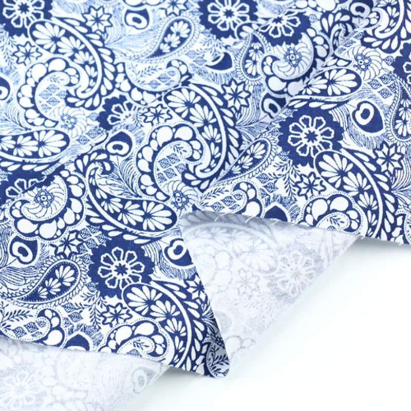 Винтажная печатная 100% хлопковая ткань для квилтинга детей Лоскутная Ткань