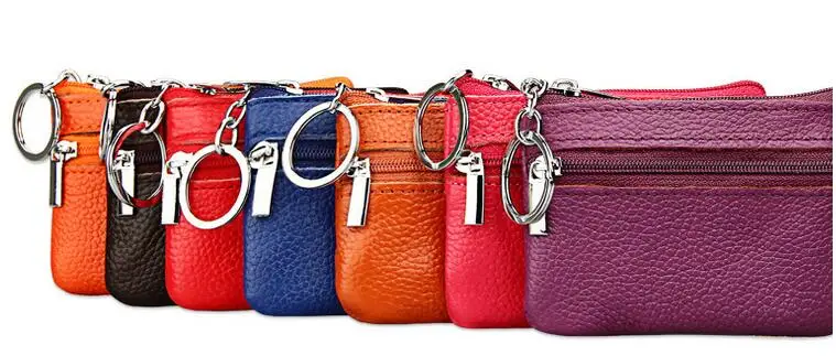 Maikoudai Лидер продаж кошелек сумка унисекс карты монета Key Holder молния черный