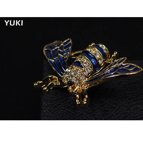 Lengkea jewery модная индивидуальная синяя глазурь cicada брошь штифты корсажа костюм