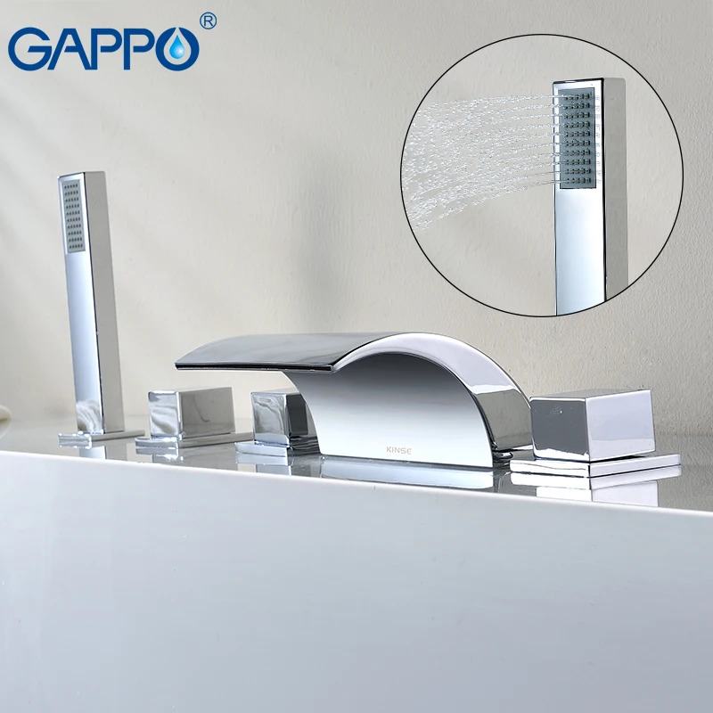 

GAPPO Bathtub faucet waterfall tub Faucet chrome Bathroom Shower Faucet tap Bath tub mixer robinet baignoire