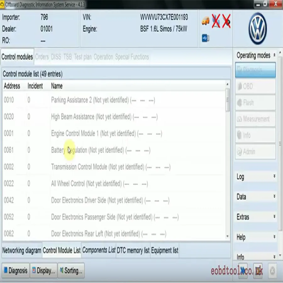VAS 6154 wifi версия с последним ODIS 4,23 автомобильный диагностический инструмент Поддержка UDS odis версии vas 6154 Scannervas5054a полный чип oki