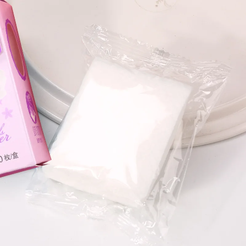 100-piece Boxed Ultra-thin Cotton Pad Soft and Water-saving Non-woven Remover |