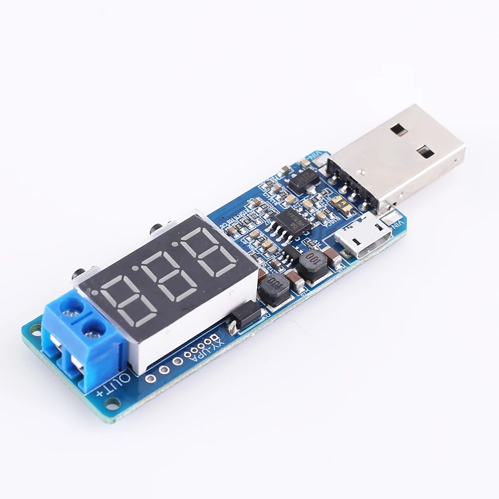 DC-DC 15 Вт Регулируемый USB понижающий модуль питания быстрое зарядное устройство CVCC понижающий повышающий преобразователь напряжения