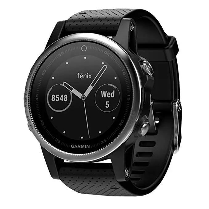 Fenix 5S мужские спортивные gps водонепроницаемые цифровые наручные часы с gps шагомером, альтиметром для бега, плавания, мужские спортивные часы