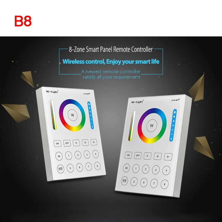 B8 Miboxer 6 Вт/9 Вт/12 Вт/15 Вт/18 Вт RGB+ CCT светодиодный потолочный светильник AC110V 220 В с регулируемой яркостью светодиодный потолочный прожектор FUT063/FUT066/FUT068/FUT069/B8/iBox1 - Испускаемый цвет: B8
