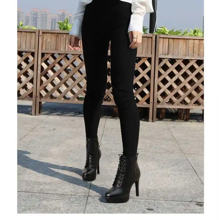 Мода Женщин Сапоги На Платформе Туфли Высоких Каблуках Женщина Осень Открытый