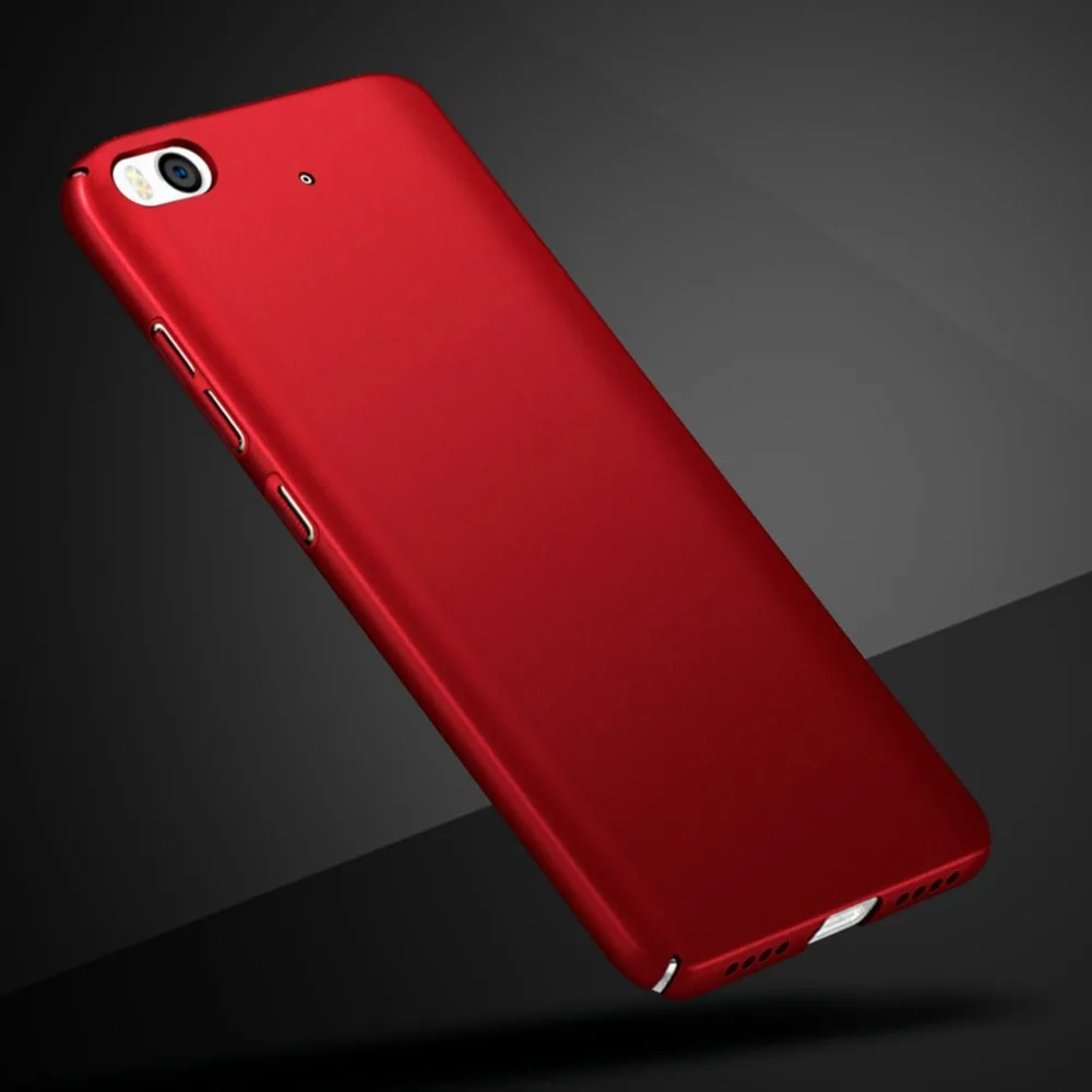Для Xiaomi Mi5 чехол твердый матовый пластик ультра тонкий защитный корпус для Mi 5 Fundas