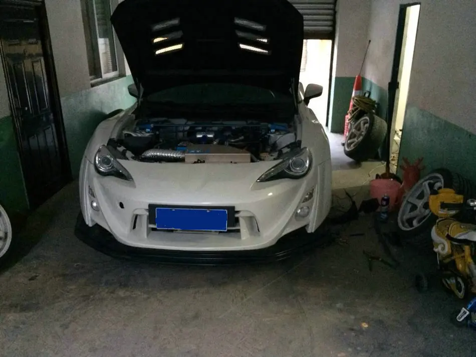 86 BRZ в Варис пластик, армированный волокном, углеродное волокно Авто Кузов Набор внешних комплектующих к автомобилю для Toyota 86 BRZ(передний/задний бампер, боковые юбки Спойлеры капот и т. Д