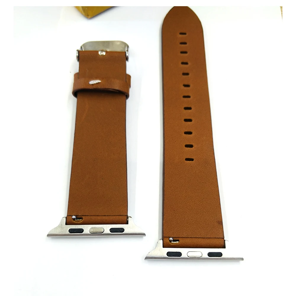 Для iWatch 5 4 42 мм 44 полностью воловья искусственная лента для Apple watch series 1/2/3 40 38