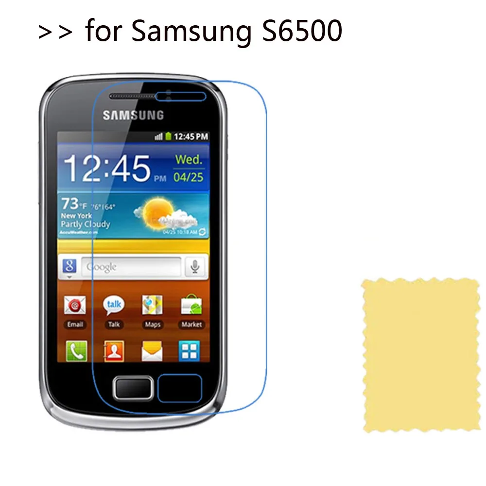 Cunzhi 5 шт. ультратонкая прозрачная защитная пленка для ЖК экрана Samsung S6500 Galaxy mini