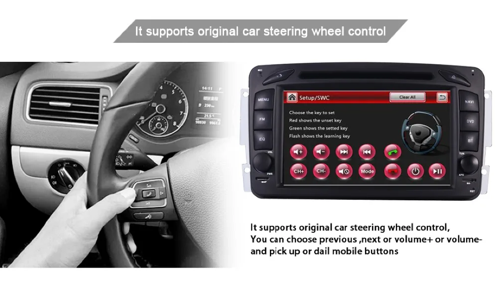 2din 7 дюймов Автомобильный dvd-плеер для Mercedes Benz CLK W209 W203 W208 W463 3g gps Bluetooth Радио стерео Автомобильная Мультимедийная система Navi