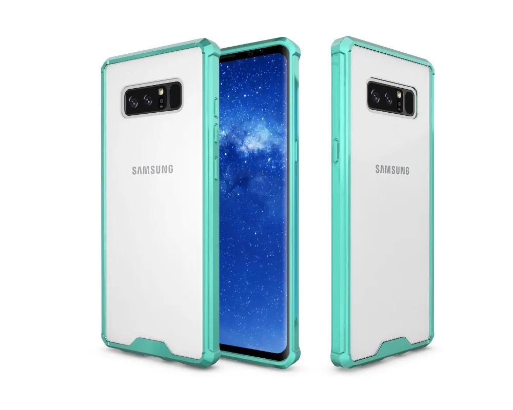 100 шт. 2017 Air Hybrid Clear Coque Кристалл ТПУ Рамки задняя Панцири акриловая крышка Капа Fundas