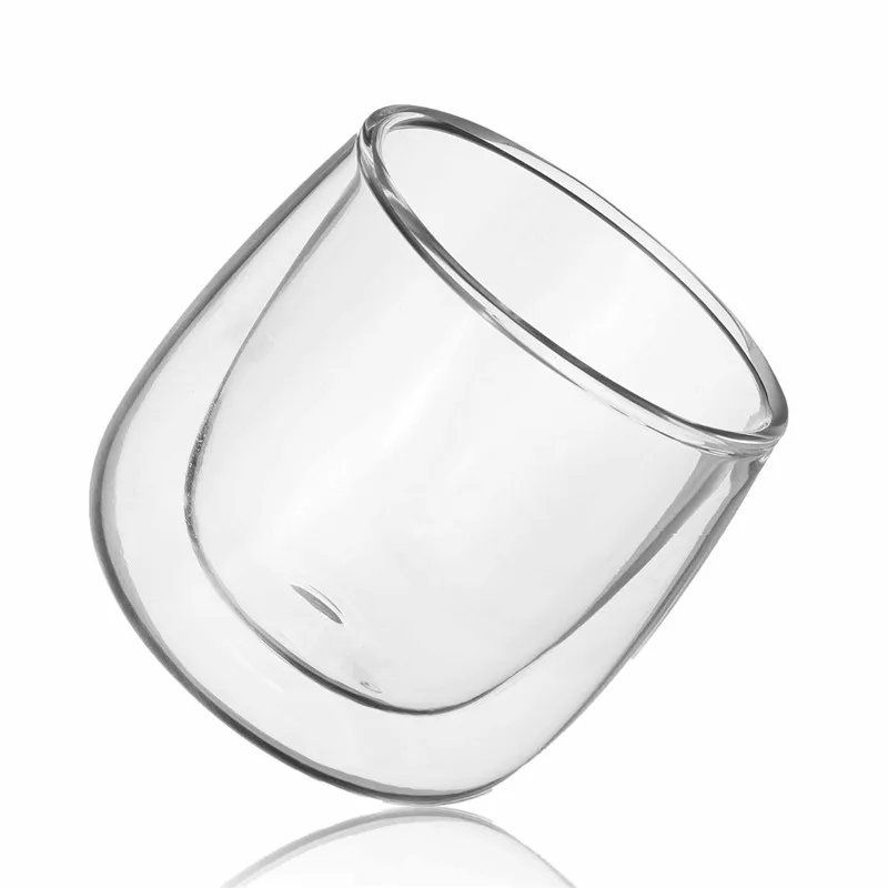 KCASA 1 шт. ясно двойной Слои изоляцией Вода Кофе Стекло Кубок теплоизоляция