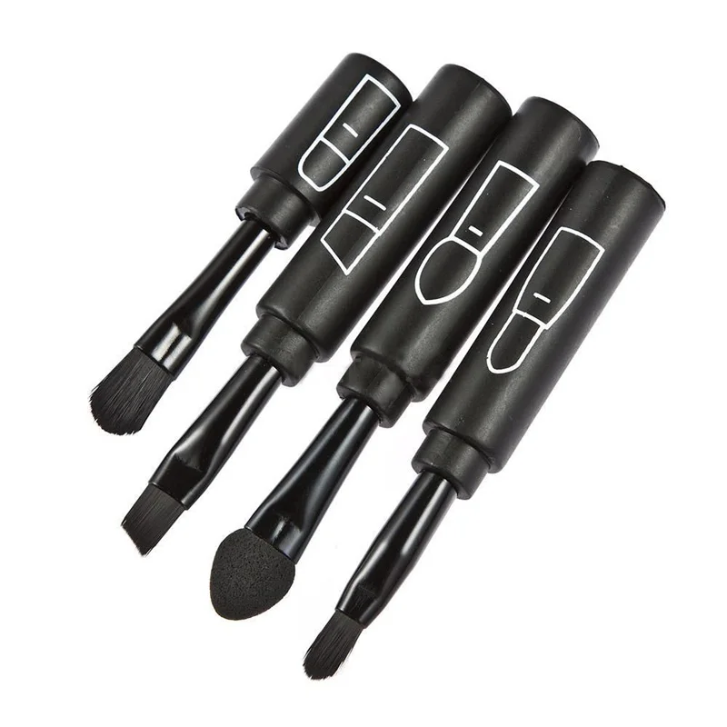 4 в 1 кисти для макияжа кисть теней оптовая продажа губ угловая бровей