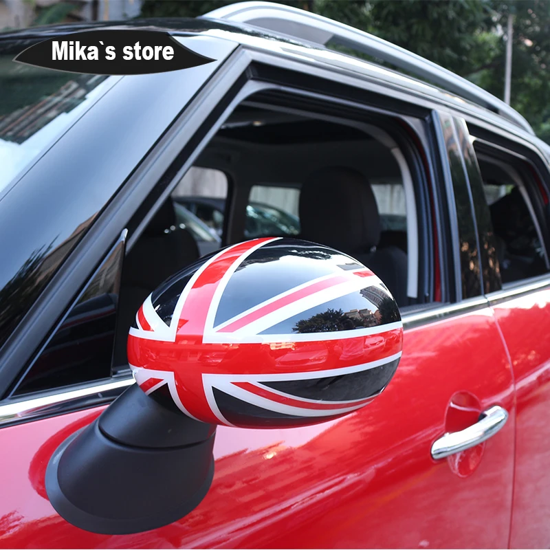 2PCS Rearview Mirror Cover Stickers For Mini Cooper F55 F56 F54 F57 F60 Side Wing Car Auto Accessories Before JULY2019 Styling - купить по