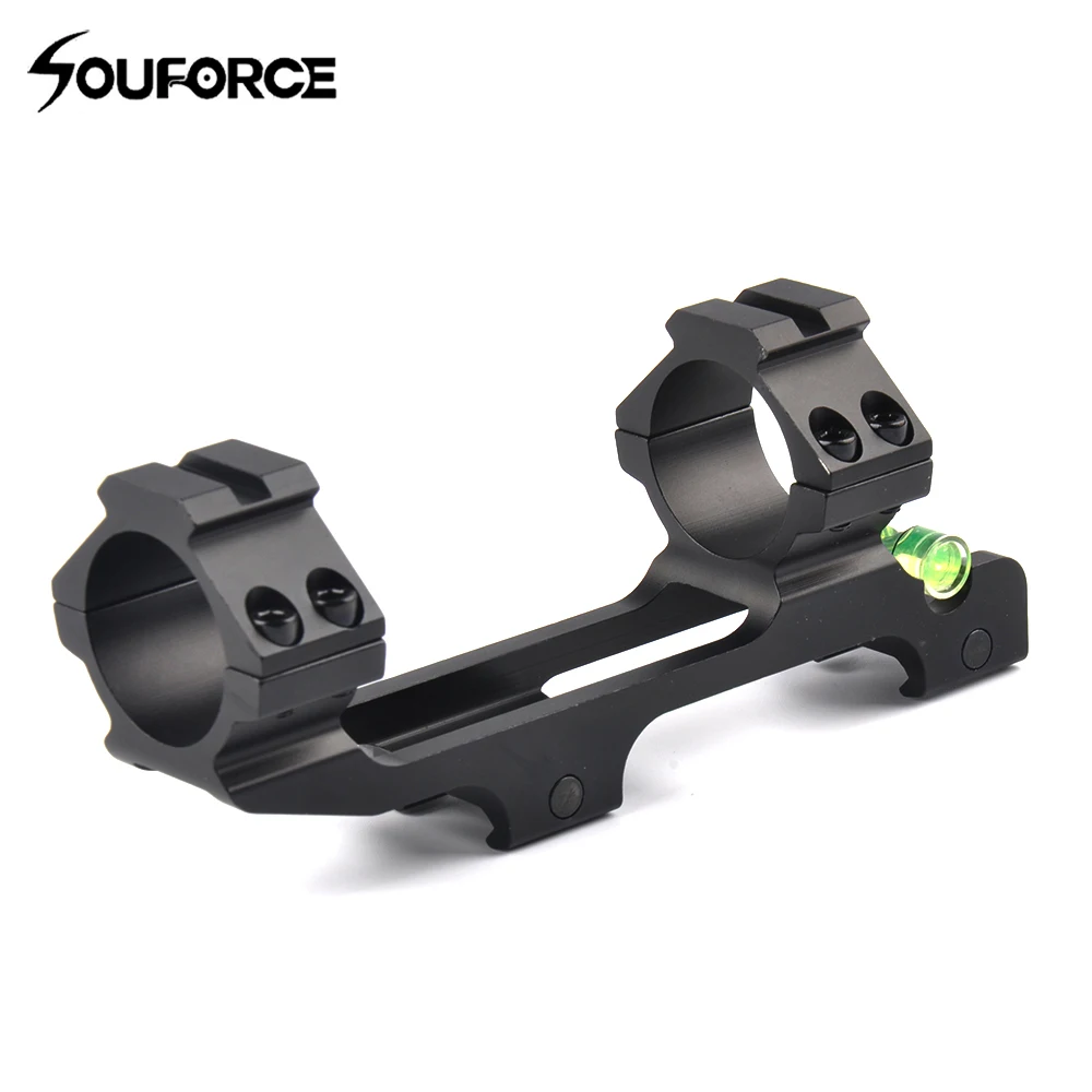 

Hunting Optic Scope Mount Dual Ring with Spirit Bubble Level Fit 20 mm Picatinny Rail for Tactical Rifle Scope
