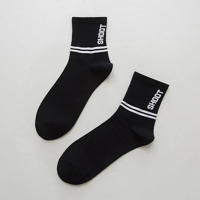 Street Hip Hop Men Casual Fall Winter Warm Sock Male Thick Letter Socks Women Leisure Soft Popular Cotton Socks|socks male|socks mencotton socks |