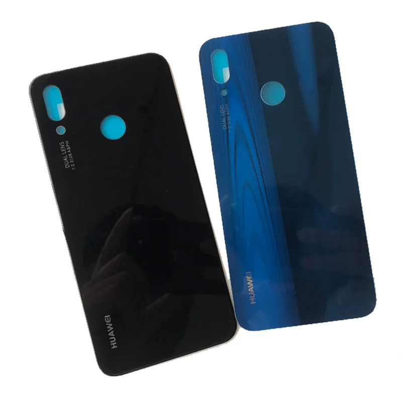 Для Huawei P20 Lite/Nova 3e стеклянная крышка батареи Задняя Дверь Корпус панель Замена для