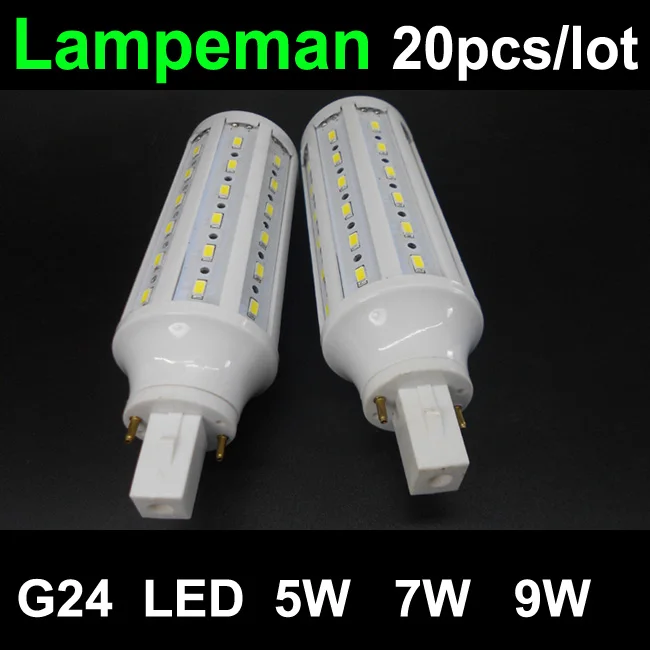 Светодиодная лампочка g24d led g24d3 стандартная светодиодная 5 вт 6 7 9 10 SMD5730 2
