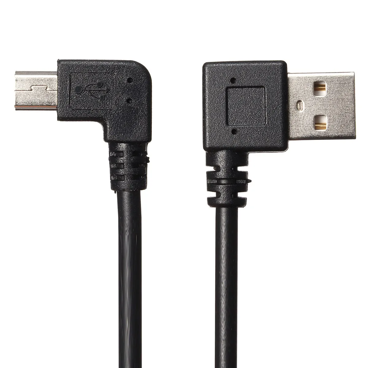25 см 90 градусов угловой мини USB кабель к 2 0 для синхронизации данных зарядного