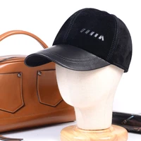 new fashion mens womens genuine leather adjustable sunbonnet baseball army golf capshats