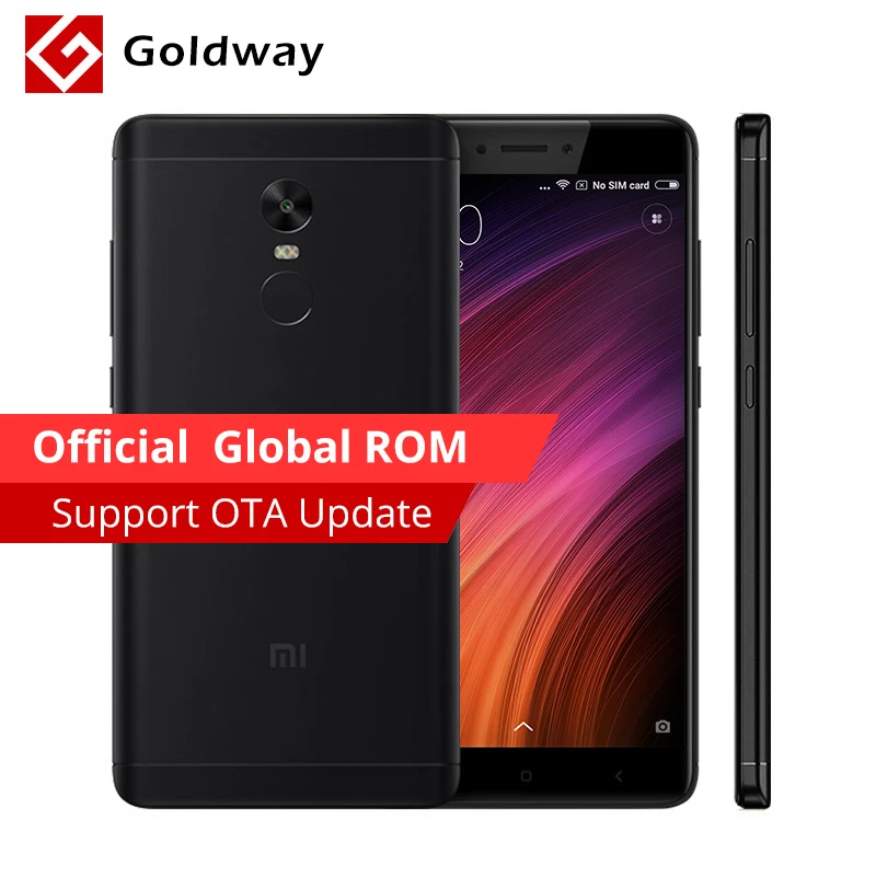 Оригинальный Xiaomi Redmi Note 4X4 ГБ Оперативная память 64 Встроенная мобильного телефона