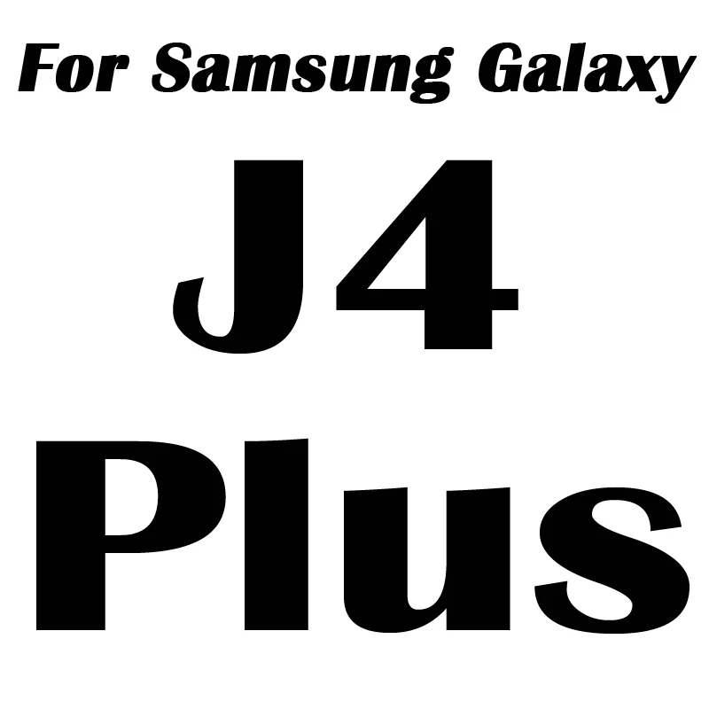 J4 Plus С уровнем твердости 9H закаленное Стекло для samsung Galaxy A7 A6 A8 плюс J4 Core J6 плюс A750F J600F A600F A530F пленка Экран протектор - Цвет: J4 Plus