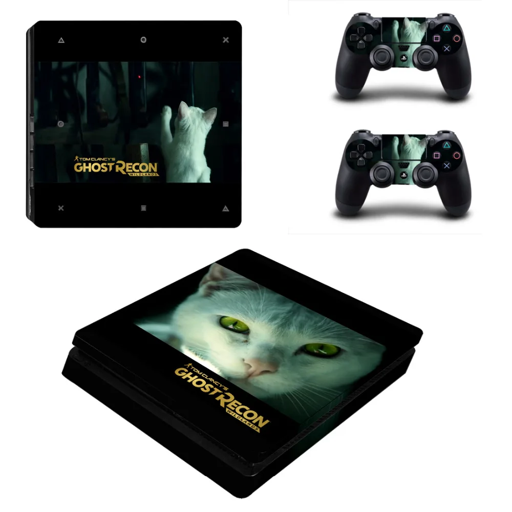 Ghost Recon Wildlands PS4 тонкий переводная картинка наклейка для Sony PlayStation 4 консоли и