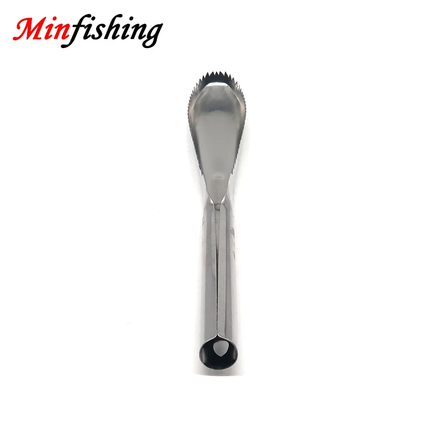 Minfishing 1 шт. Рыбная чешуя щетка с 22 см Нержавеющая Сталь Рыбная чешуя Очиститель рыболовные снасти