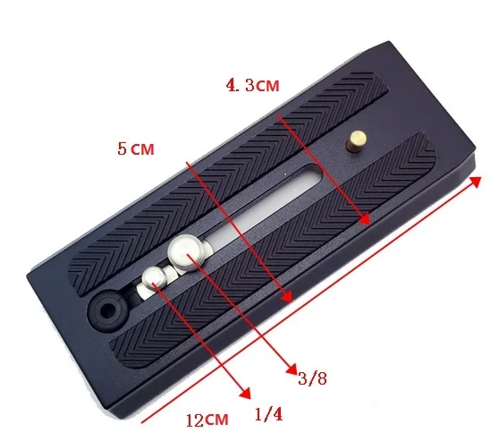 501PL Расширенный Quick Release Plate P200 совместимый для Manfrotto 500ah 701 577 Benro S4 S6 и JY 0606|Моноподы|
