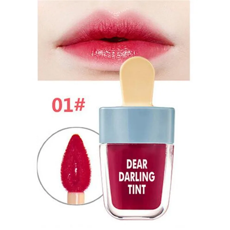 Ново Марка Мода мороженое блеск для губ жидкая матовая Губная помада длительный