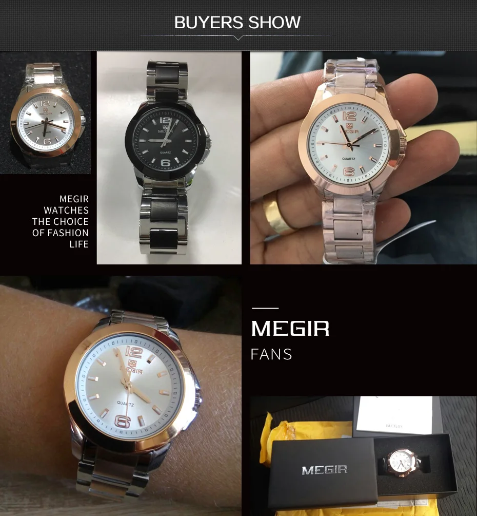 MEGIR модные женские часы Relogio Feminino брендовые Роскошные влюбленные кварцевые наручные часы женские Montre Femme женские часы 5006